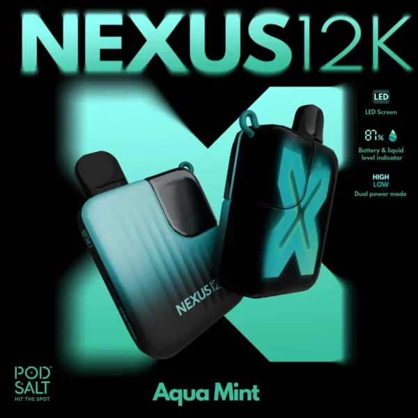 Pod-Salt-Nexus-12000-puffs-Aqua-Mint