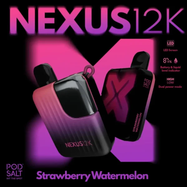 Pod-Salt-Nexus-12000-puffs-Strawberry-Watermelon