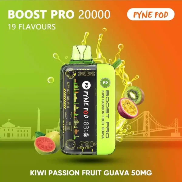 Pyne-Pod-Boost-Pro-20000-Puffs-Kiwi-Passionfruit-Guava