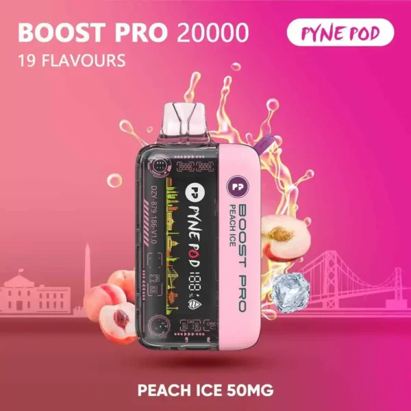 Pyne-Pod-Boost-Pro-20000-Puffs-Peach-Ice