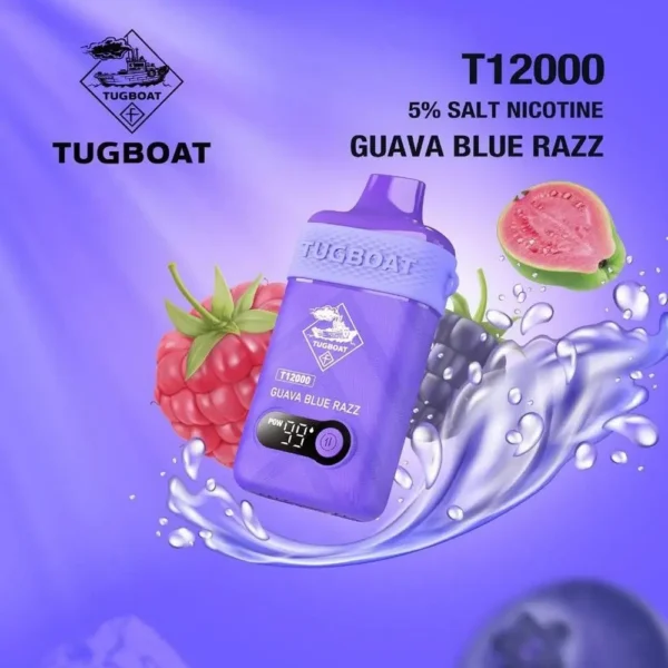 Tugboat-T12000-Puffs-Guava-Blue-Razz