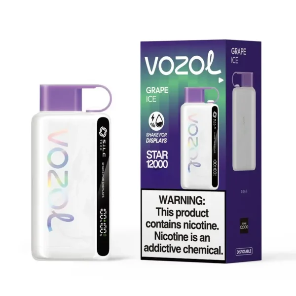 Vozol-Star-12000-Puffs-Grape-Ice