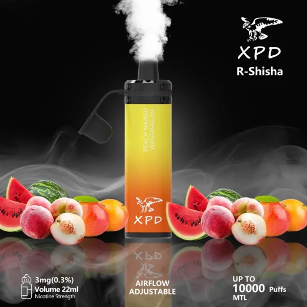 Xpd-Bar-R-Shisha-10000-Puffs-Peach-Mango-Watermelon