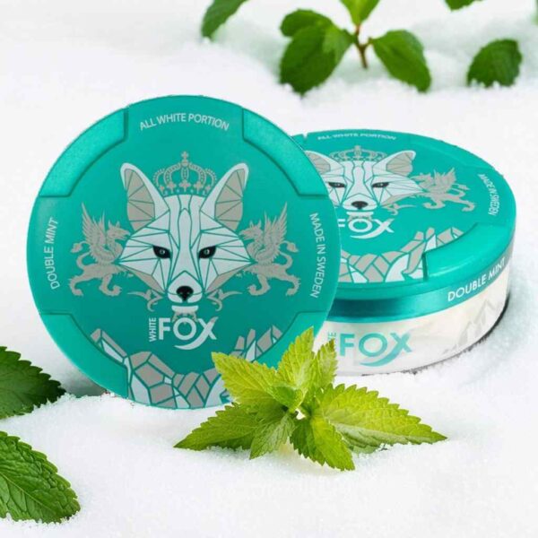 White Fox Pouches UAE - Double Mint Slim 16MG